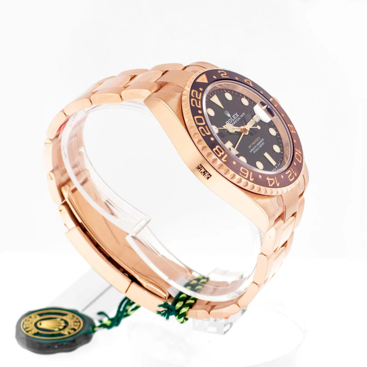 Rolex GMT-Master II "Root Beer" 40mm Everose Gold Black Dial & Brown Black Bezel 126715CHNR