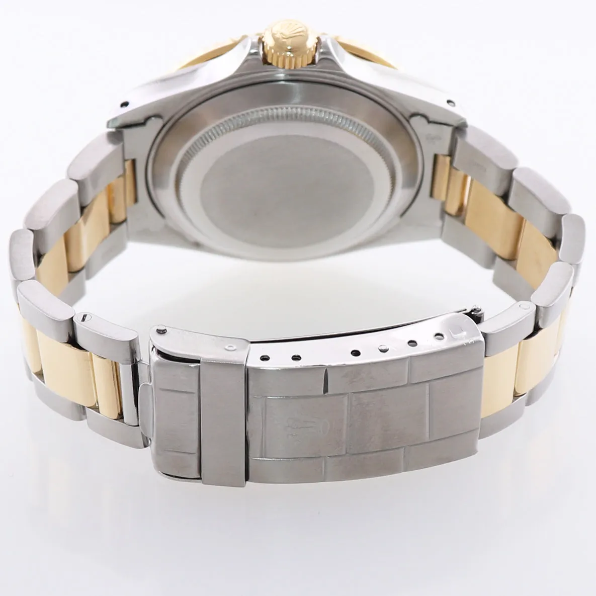 Rolex Submariner 16613 Gold Steel 40mm Two Tone Yellow Gold Black Dial Watch Box