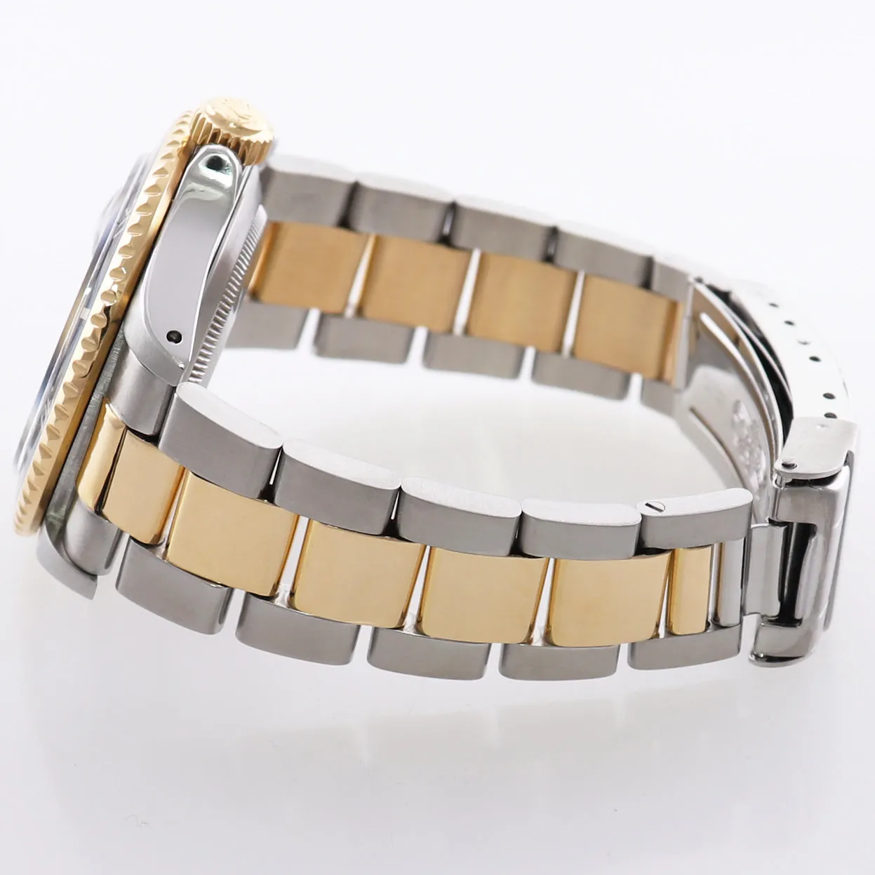 Rolex Submariner 16613 Gold Steel 40mm Two Tone Yellow Gold Black Dial Watch Box