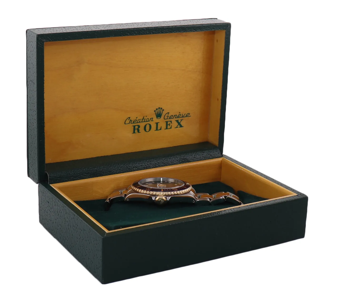 Rolex Submariner 16613 Two Tone 18k Yellow Gold Blue Sunburst Dial 40mm Watch