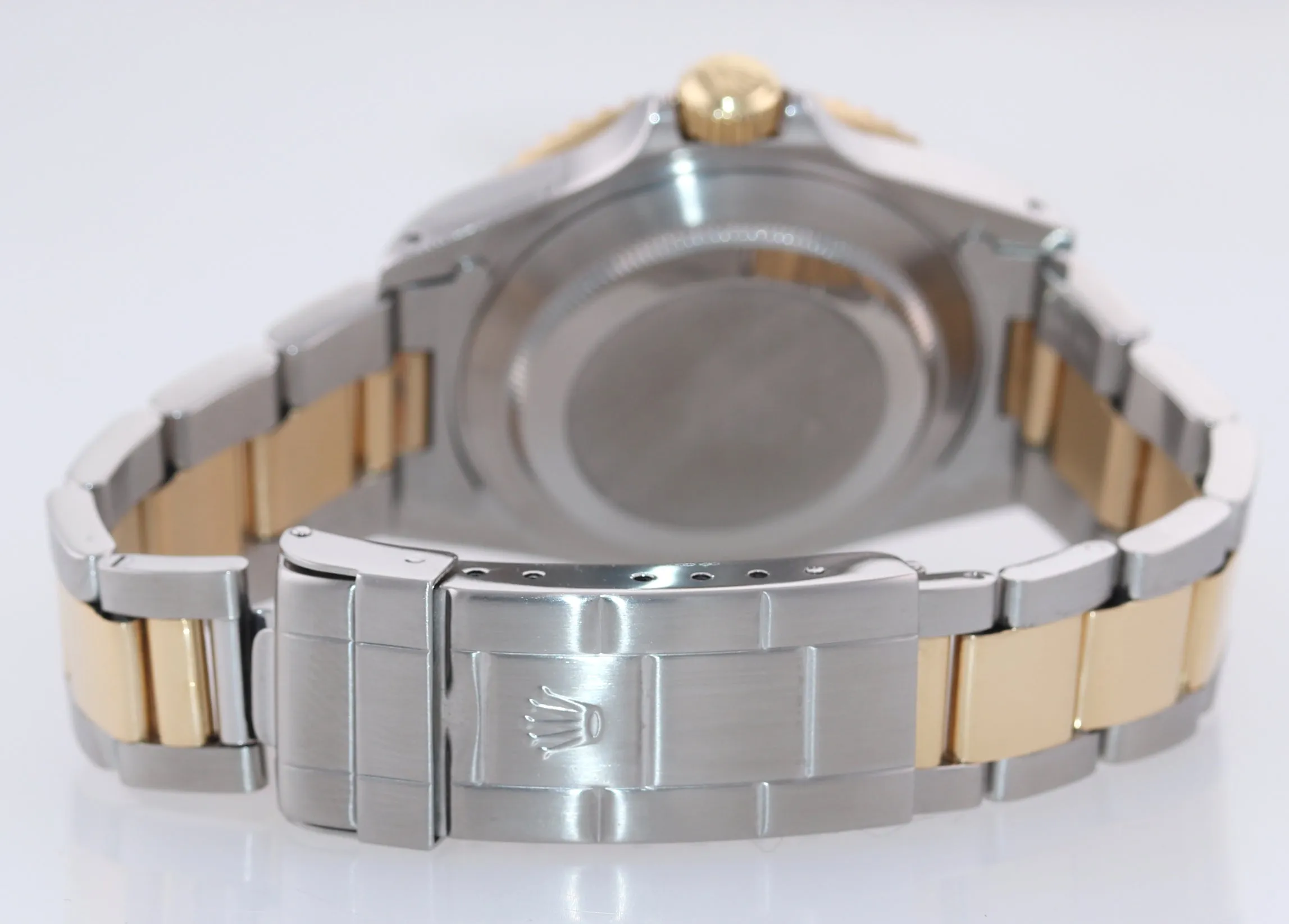 Rolex Submariner 16613 Two Tone 18k Yellow Gold Blue Sunburst Dial 40mm Watch