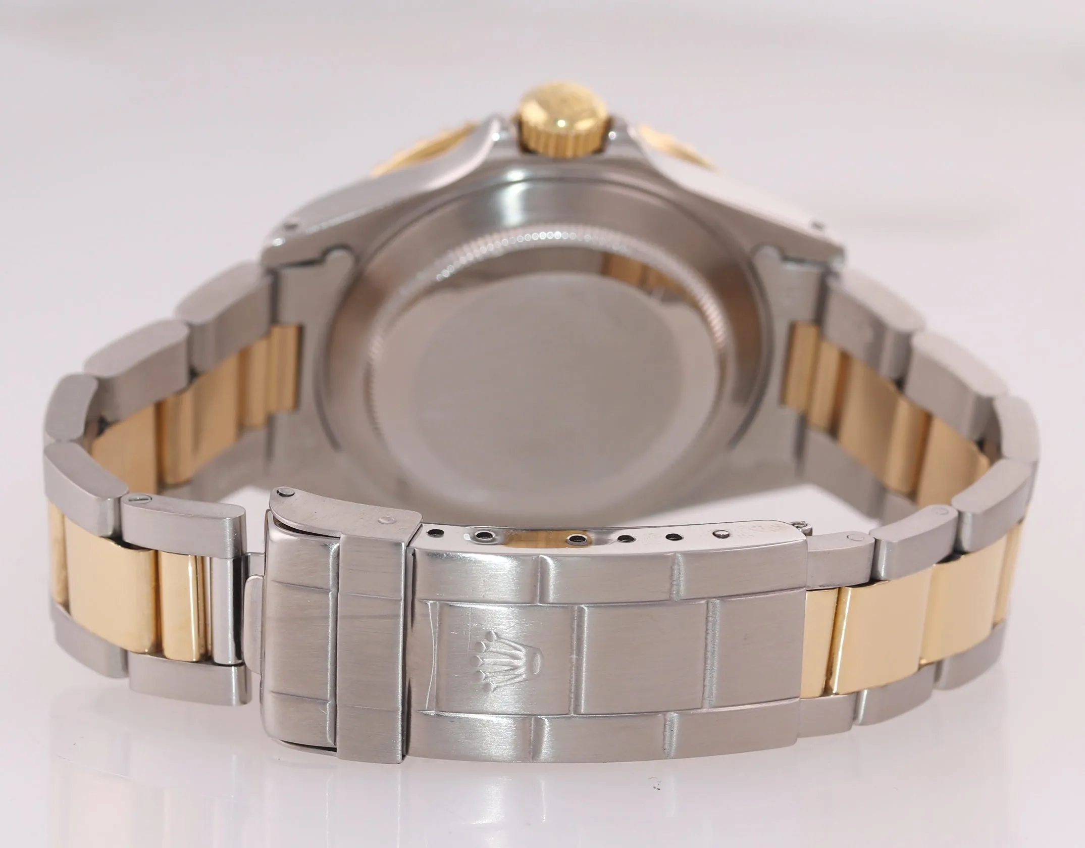 Rolex Submariner 16613 Two Tone 18k Yellow Gold Blue Sunburst Dial 40mm Watch
