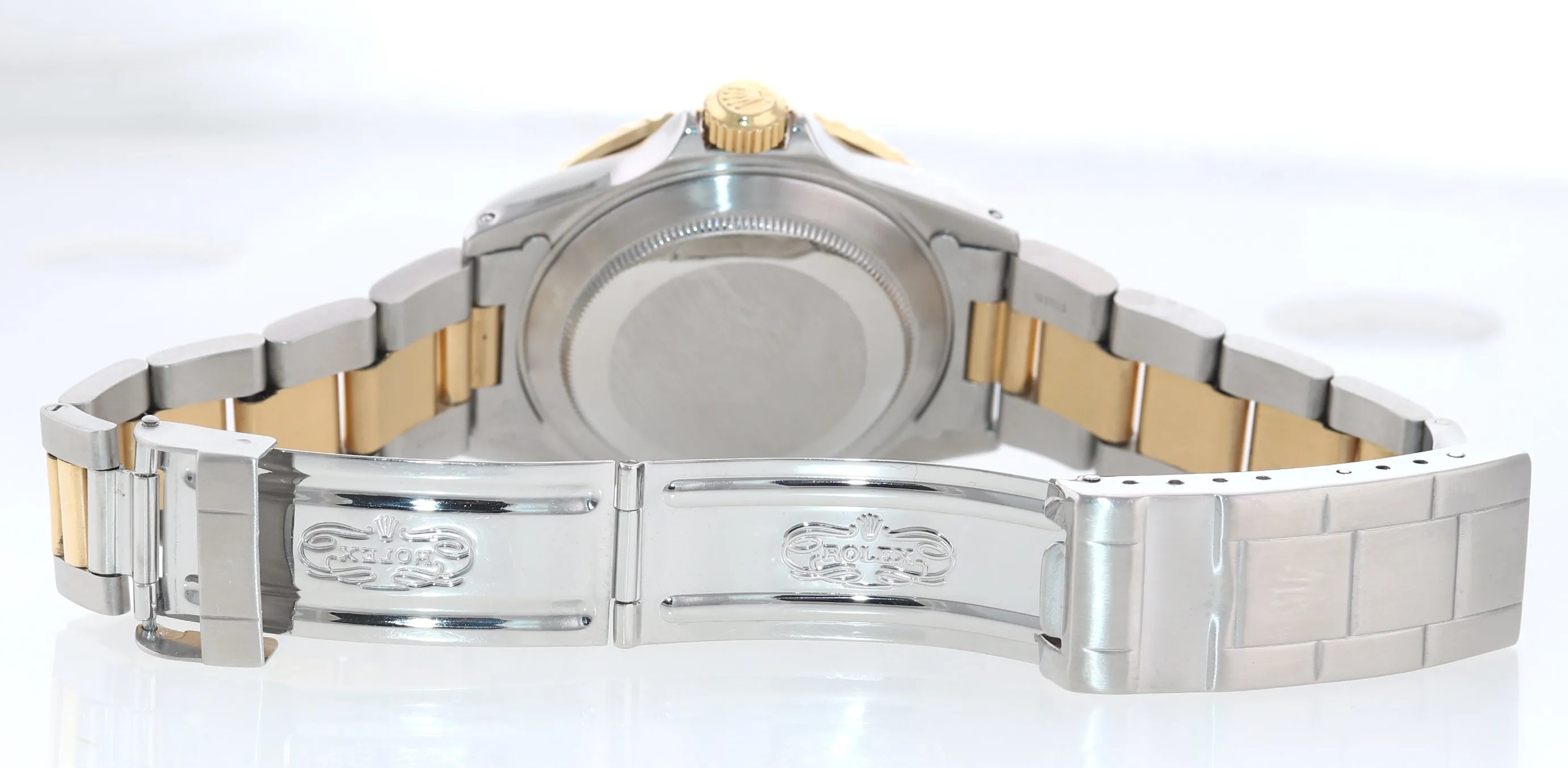 Rolex Submariner 16613 Two Tone Steel 18k Yellow Gold Blue Dial 40mm Dive Watch