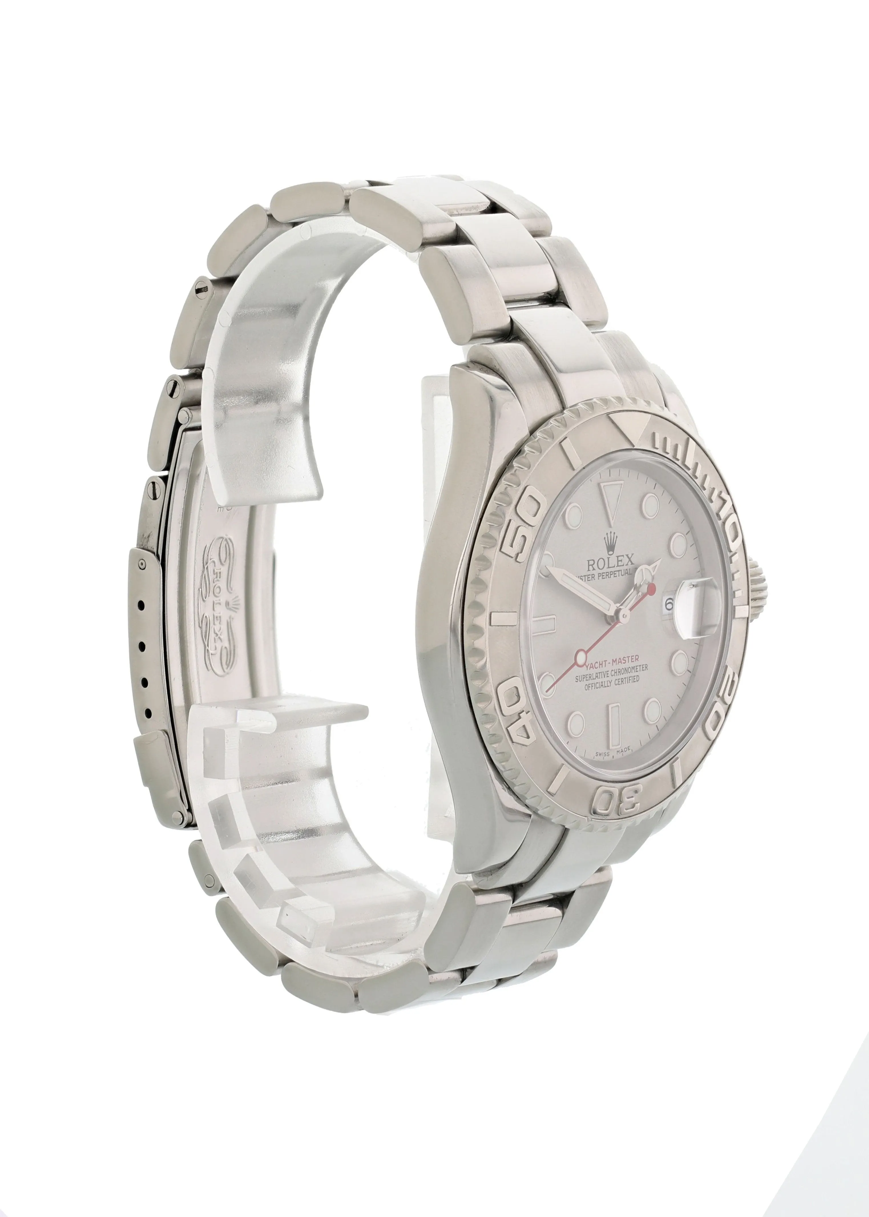 Rolex Yacht-Master 16622 Platinum Bezel Mens Watch