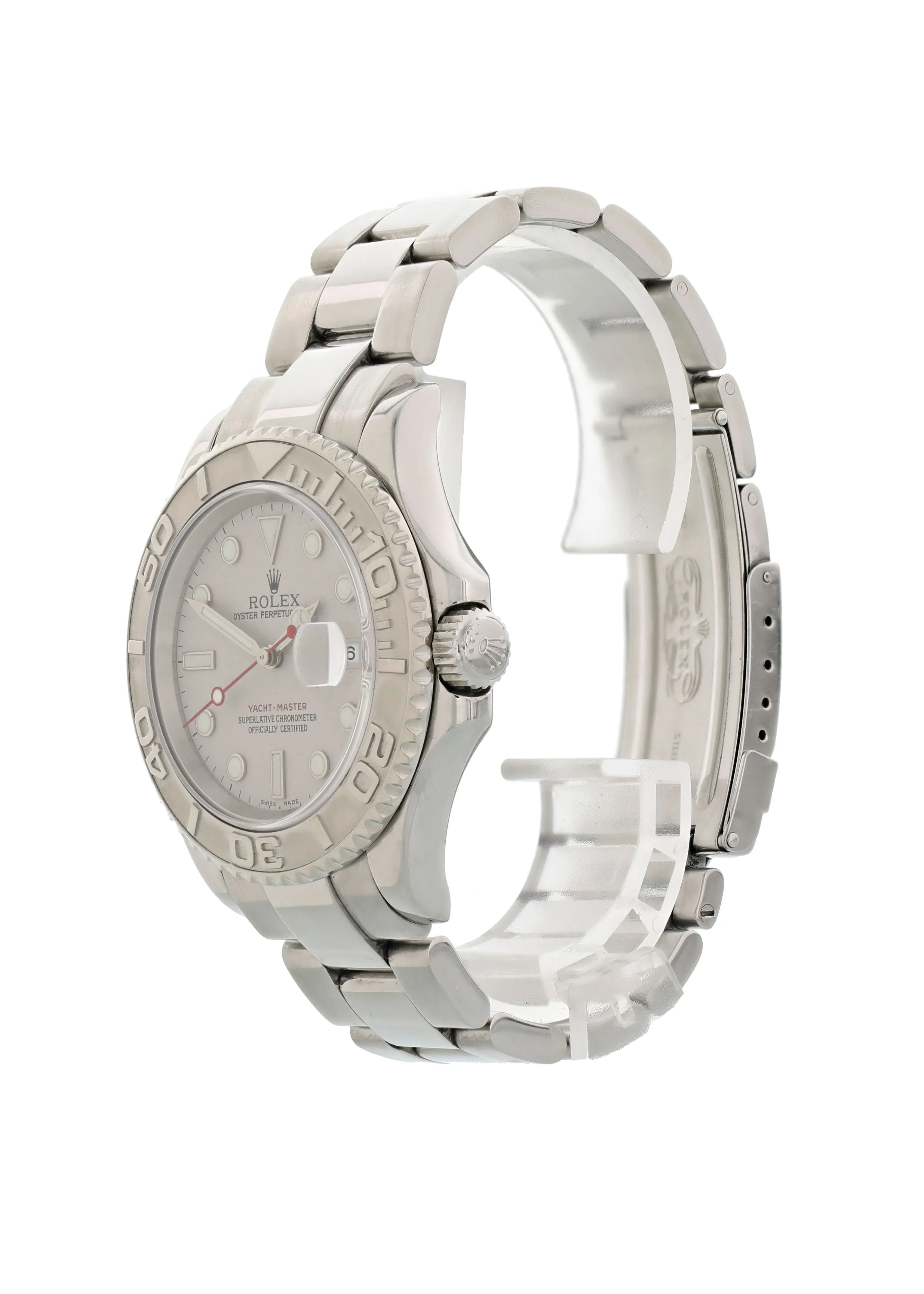 Rolex Yacht-Master 16622 Platinum Bezel Mens Watch