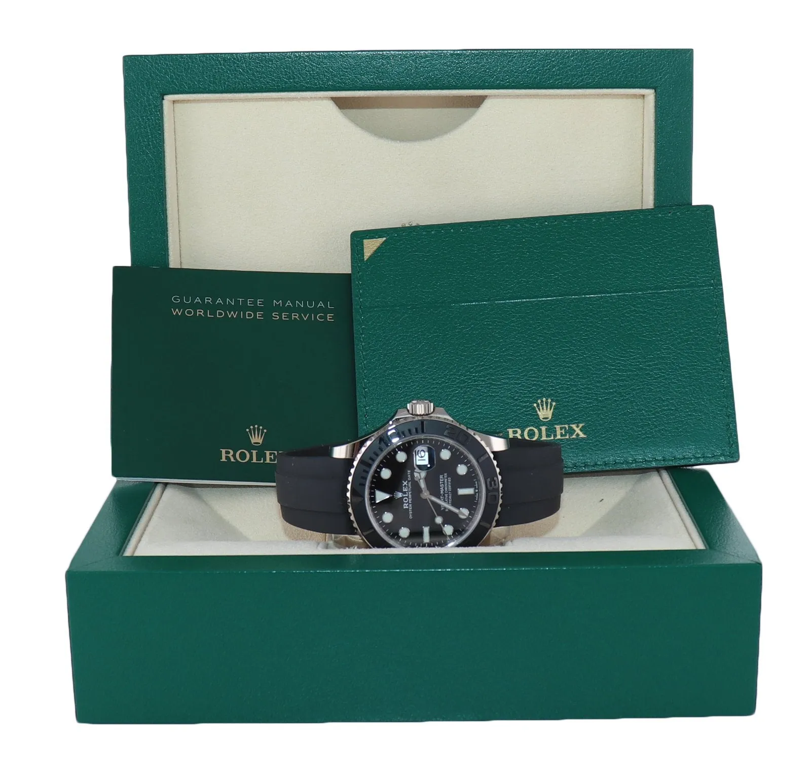 Rolex Yacht-Master 226659 18k White Gold 42mm Oysterflex Rubber Watch