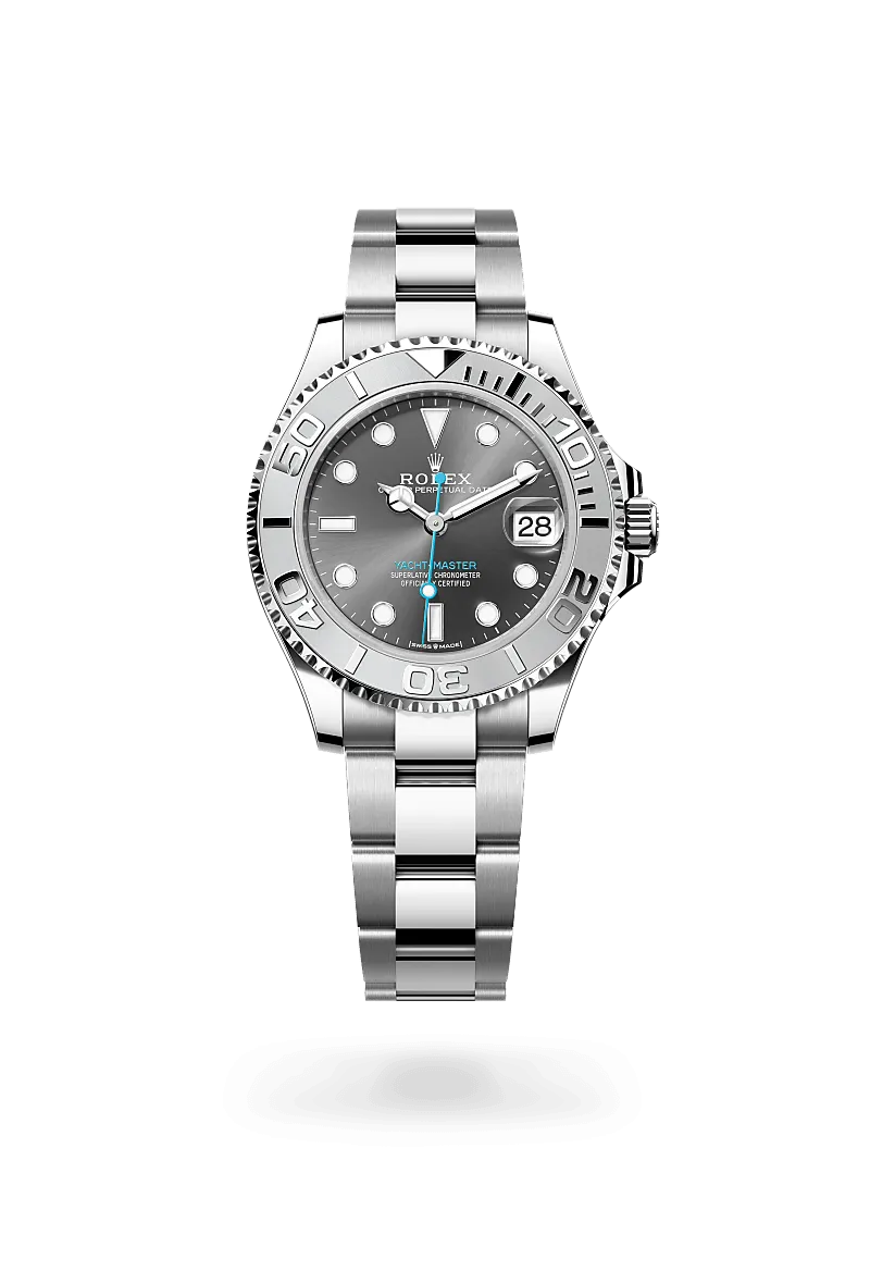Rolex Yacht-Master 37 in Rolesium - combination of Oystersteel and platinum, M268622-0002 | Walters & Hogsett