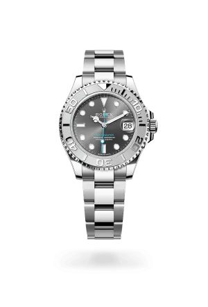 Rolex Yacht-Master 37 in Rolesium - combination of Oystersteel and platinum, M268622-0002 | Walters & Hogsett