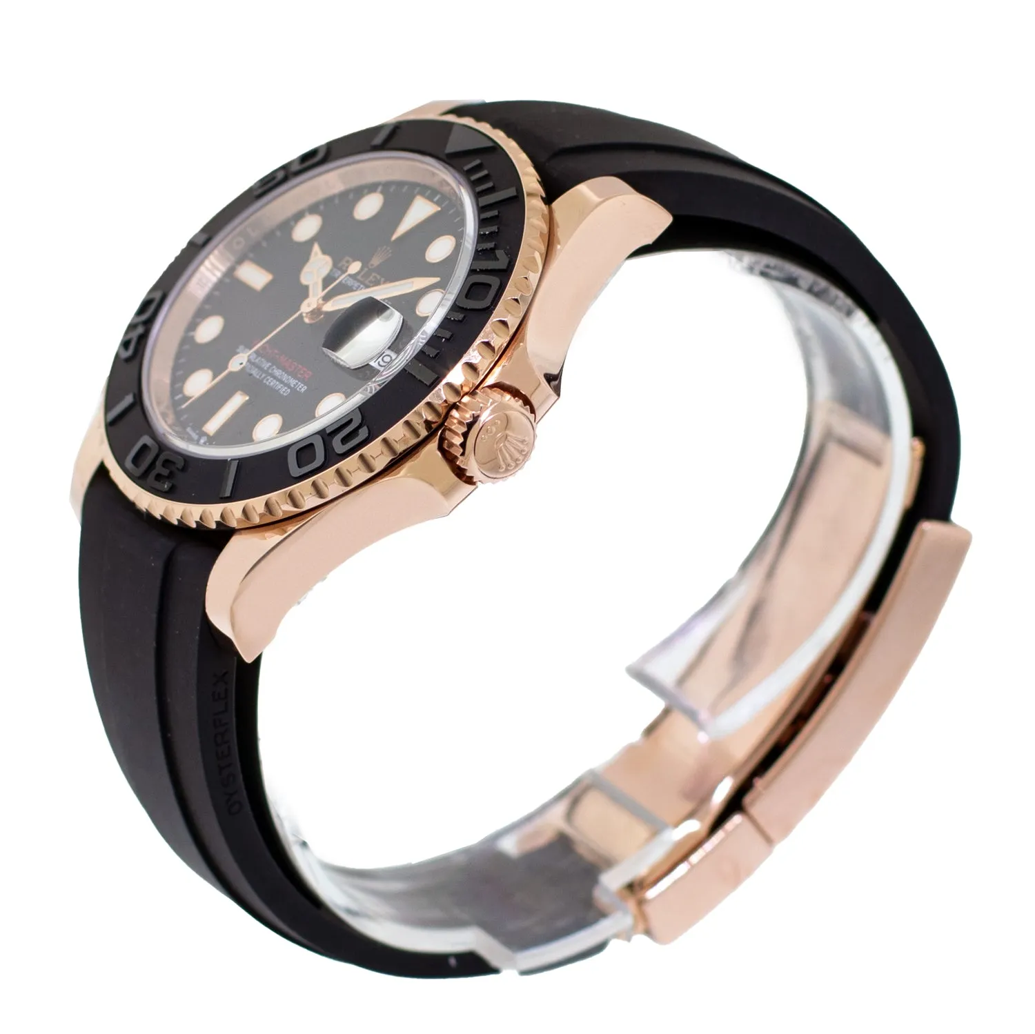 Rolex Yacht-Master 40mm Rose Gold Black Dial & Black Bezel 126655