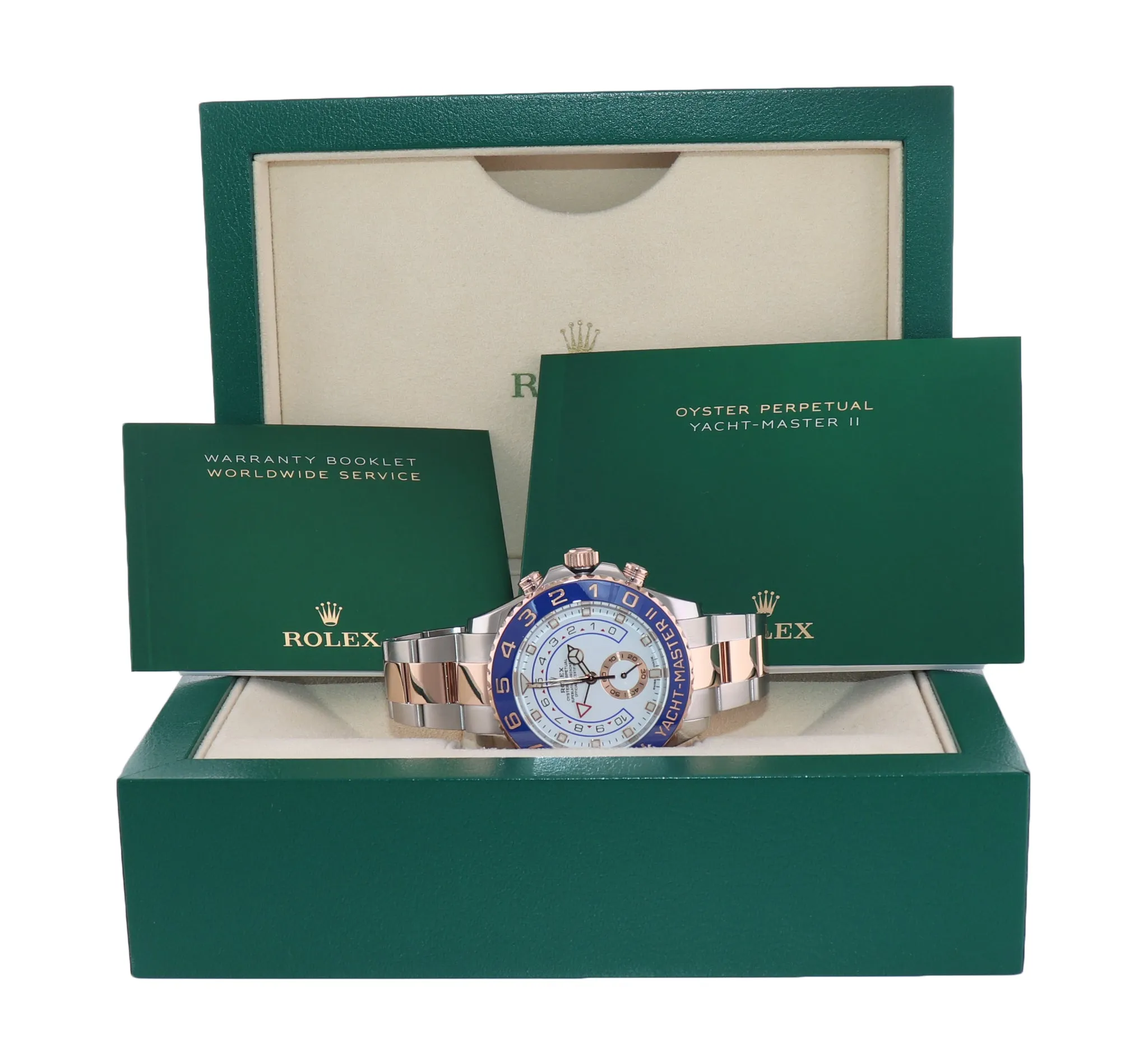 Rolex Yacht-Master II 116681 Steel Everose Gold 44mm two Tone Watch Box
