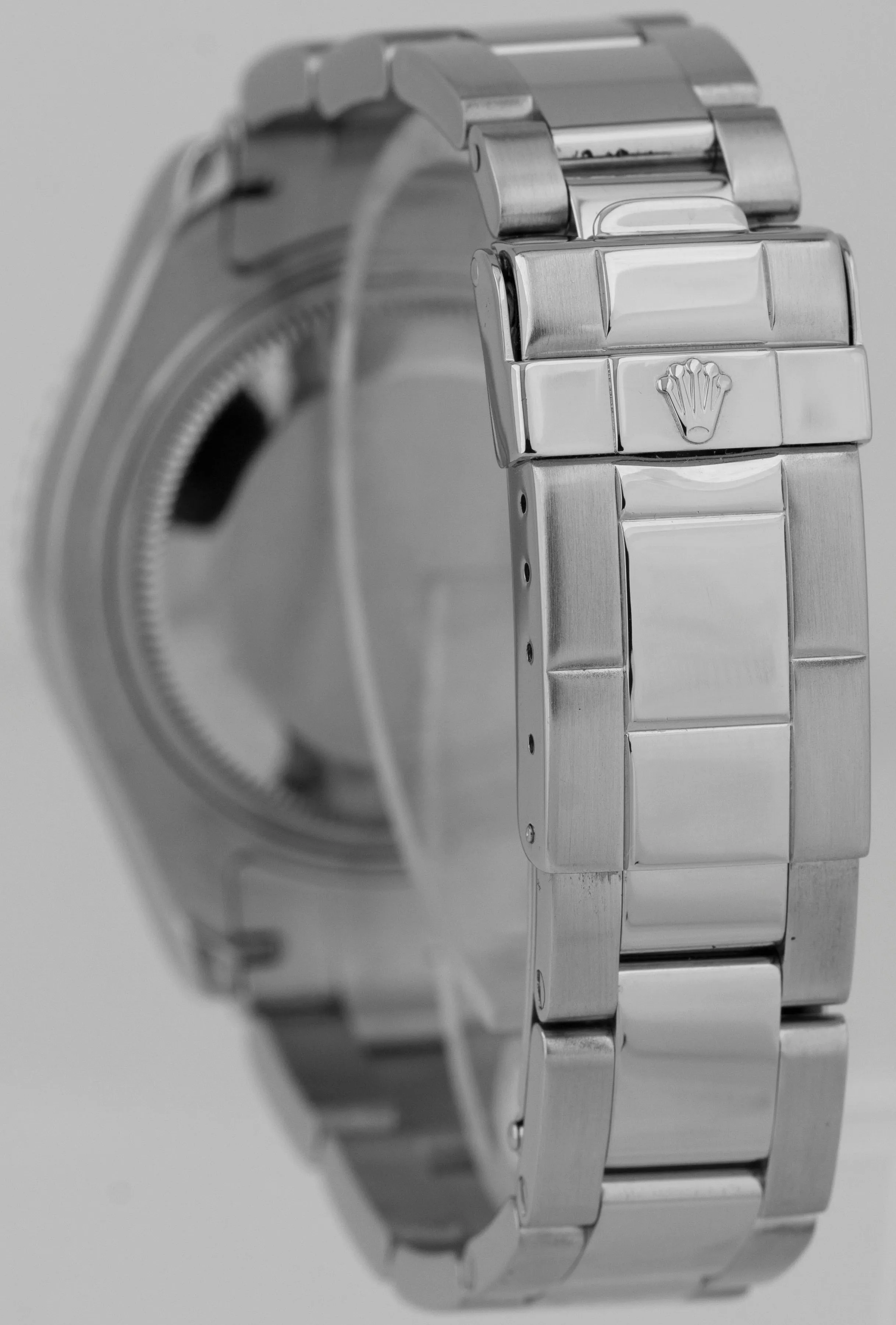 Rolex Yacht-Master PAPERS Mid-Size Platinum Steel 35mm 168622 Date Watch B P
