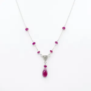 Ruby and Diamond Necklace