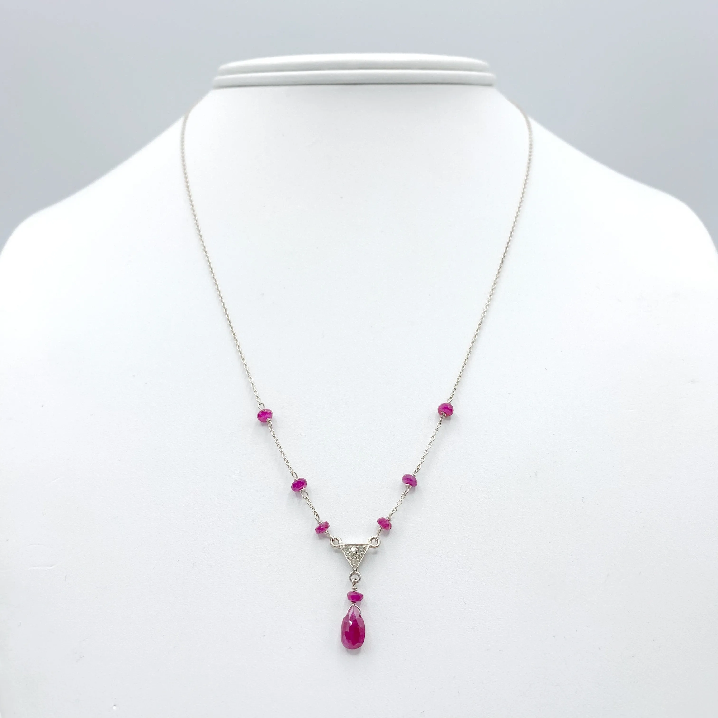 Ruby and Diamond Necklace