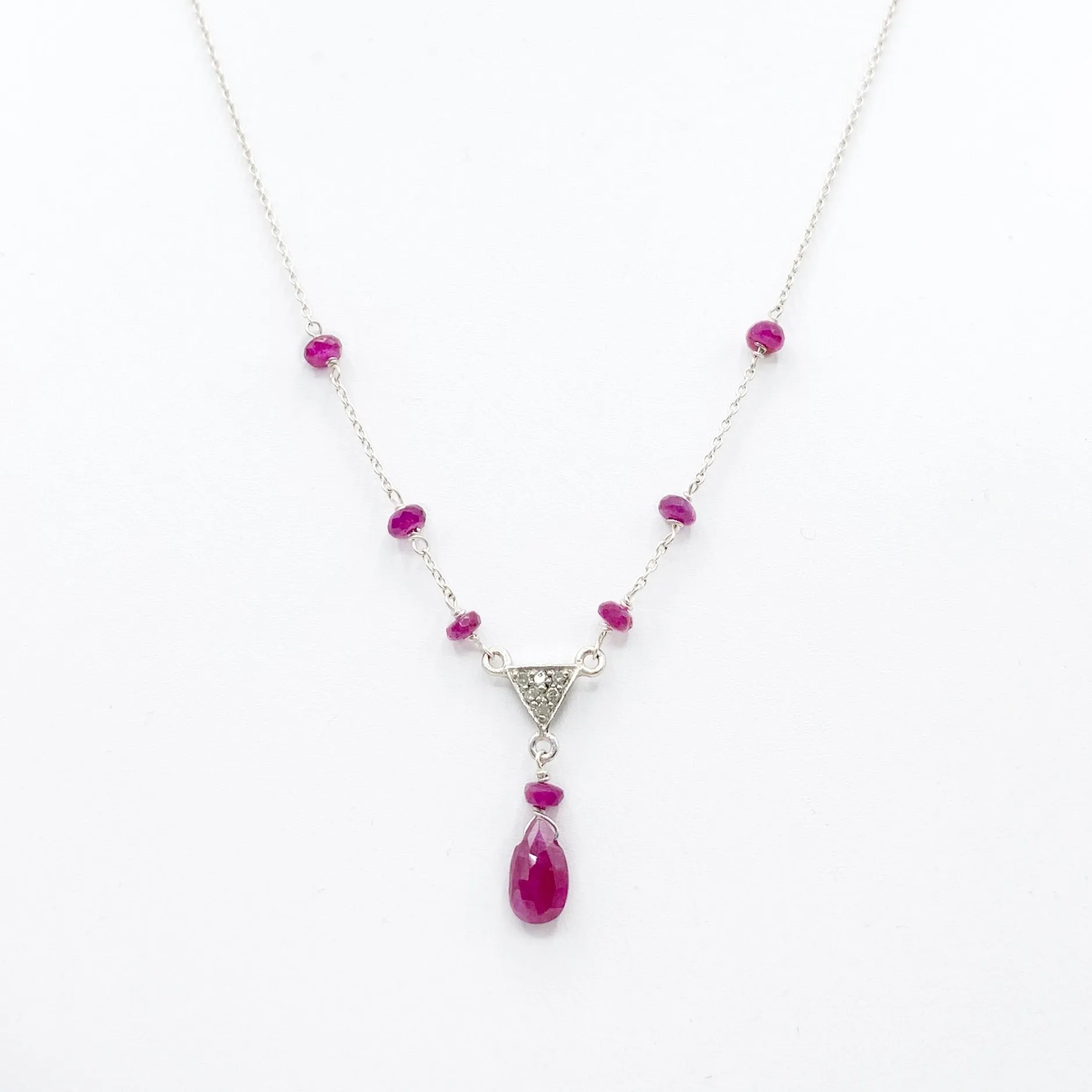 Ruby and Diamond Necklace