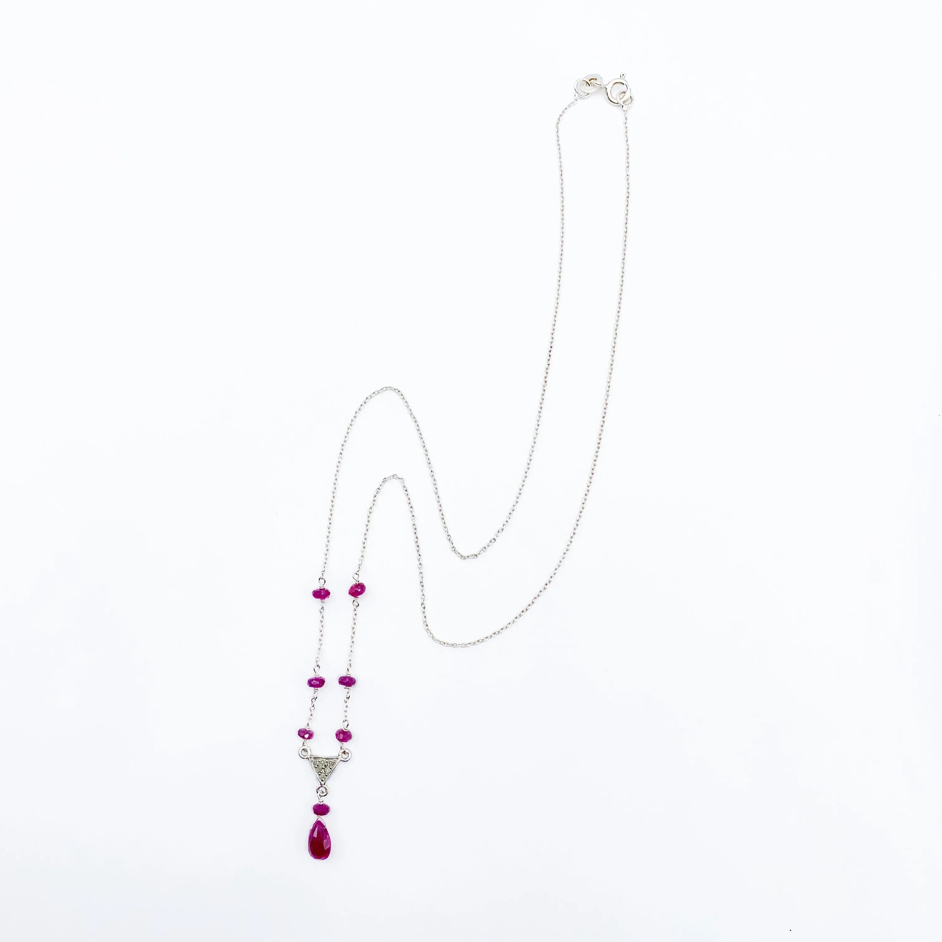 Ruby and Diamond Necklace