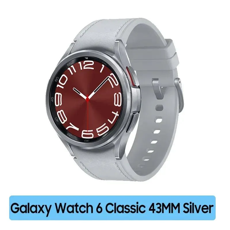 Samsung Galaxy Watch 6 Classic Smartwatch, Super AMOLED Display, Blood Pressure Measurement, Fitness Watch for Galaxy A54, New