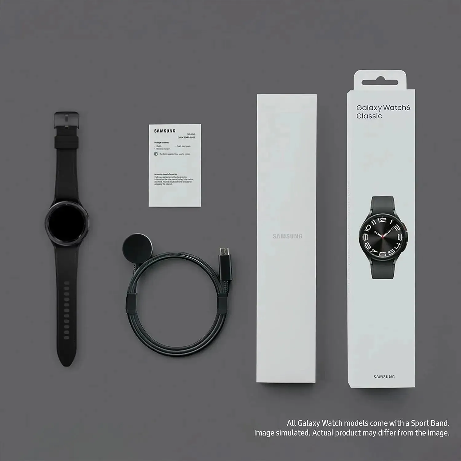 Samsung Galaxy Watch 6 Classic Smartwatch, Super AMOLED Display, Blood Pressure Measurement, Fitness Watch for Galaxy A54, New