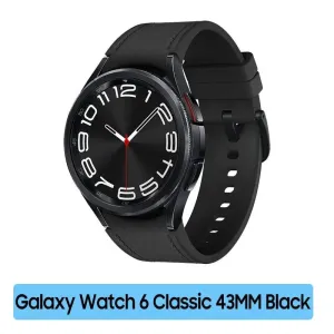 Samsung Galaxy Watch 6 Classic Smartwatch, Super AMOLED Display, Blood Pressure Measurement, Fitness Watch for Galaxy A54, New