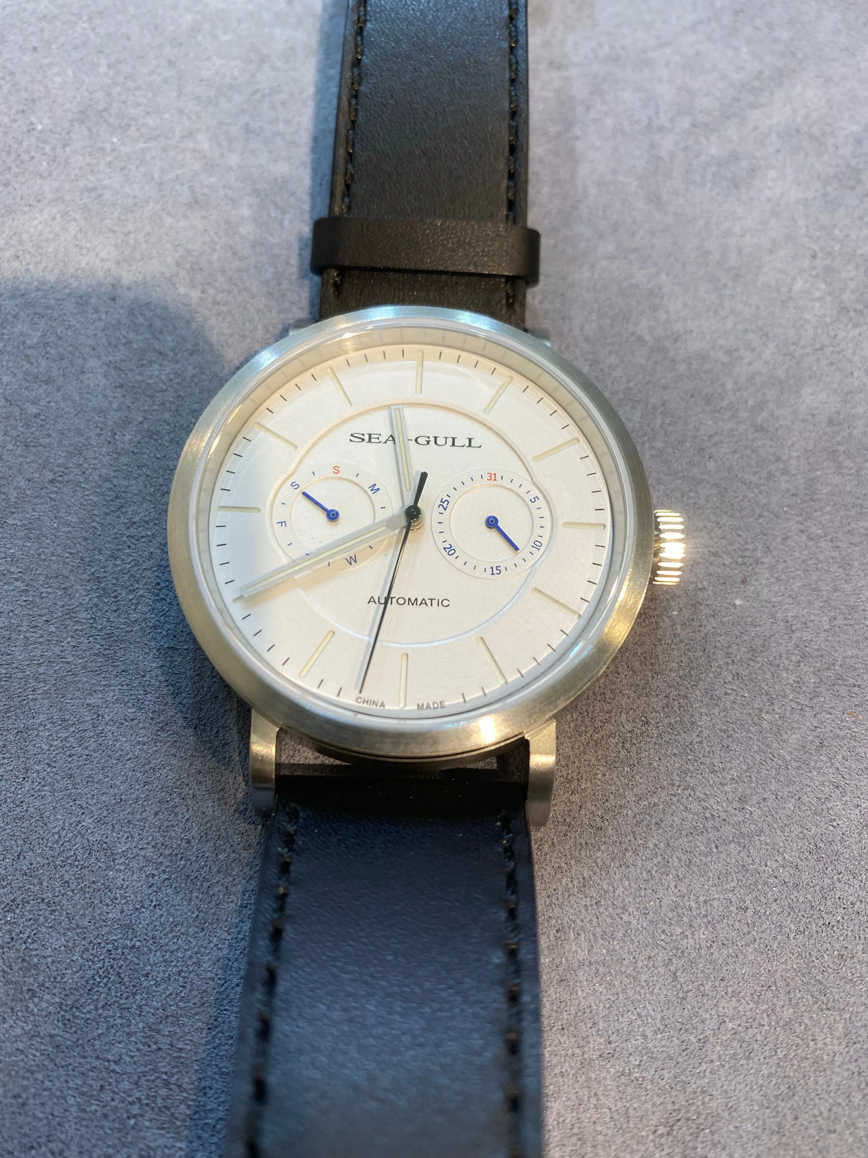 Seagull Business Watches Men's Mechanical watch with Day date 50m Waterproof Model :819.12.6089