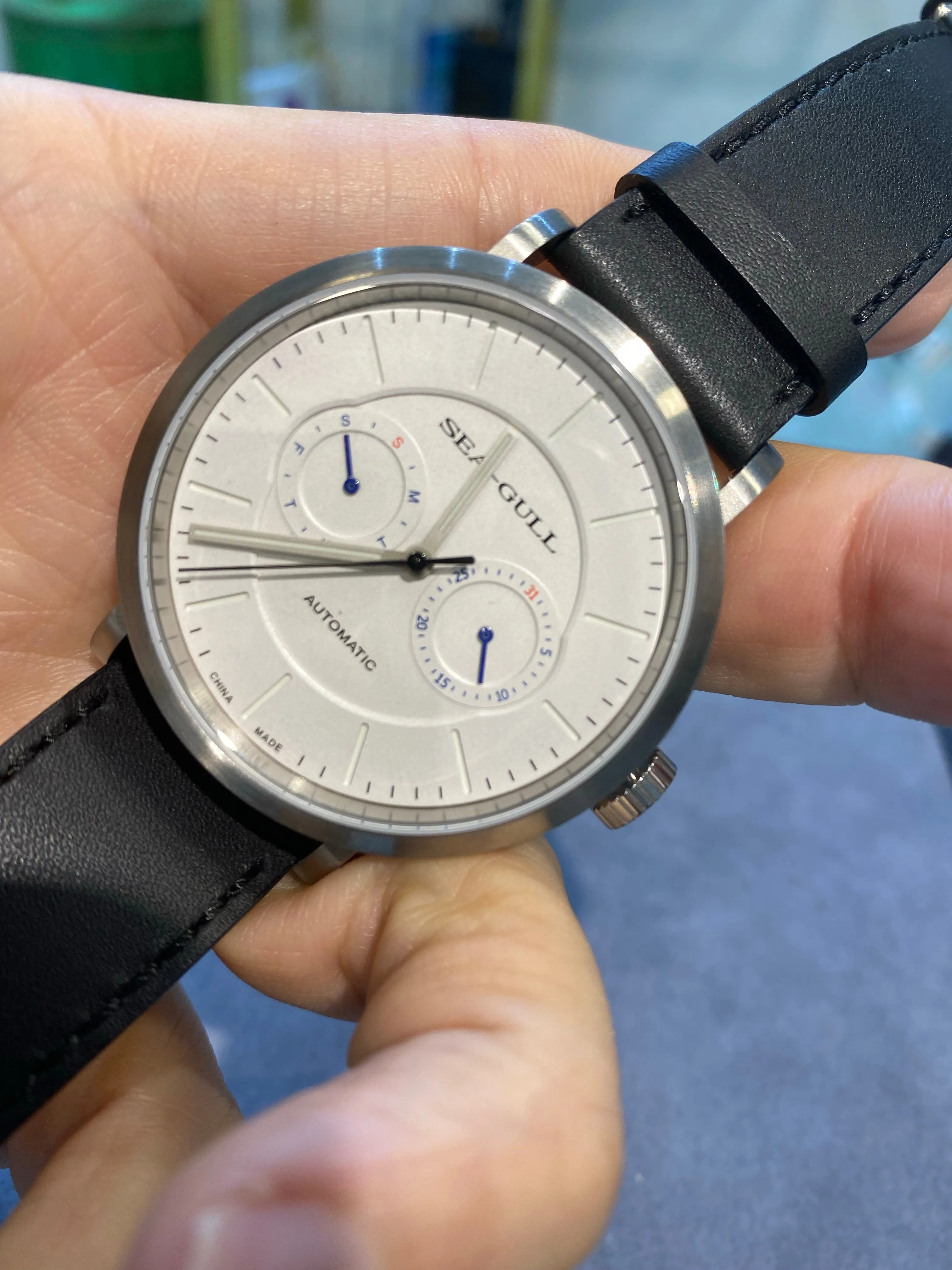 Seagull Business Watches Men's Mechanical watch with Day date 50m Waterproof Model :819.12.6089