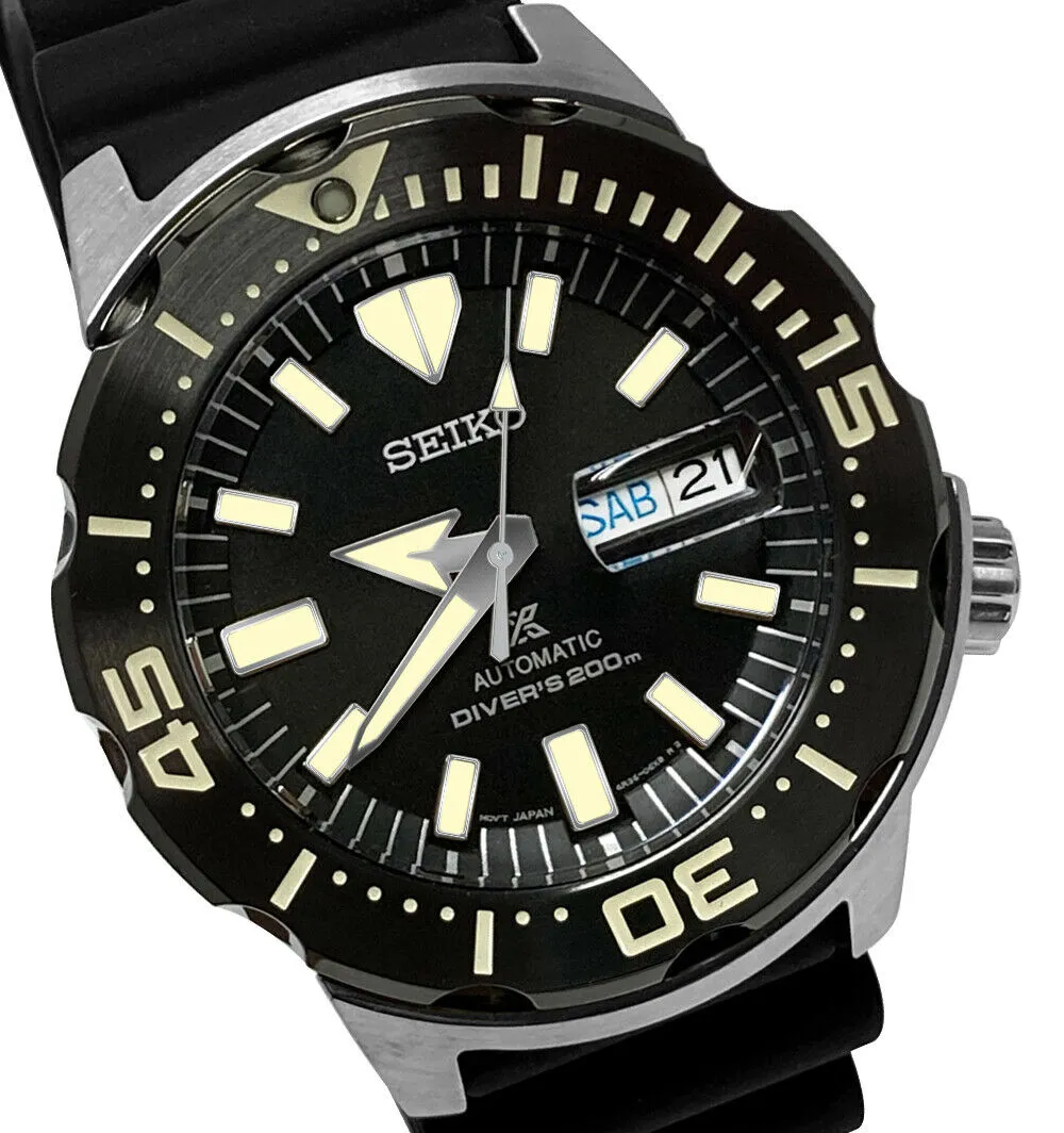 Seiko Prospex  Monster SRPD27 Black Dial Automatic Diver Watch (Condition: Without tags "Like New”)