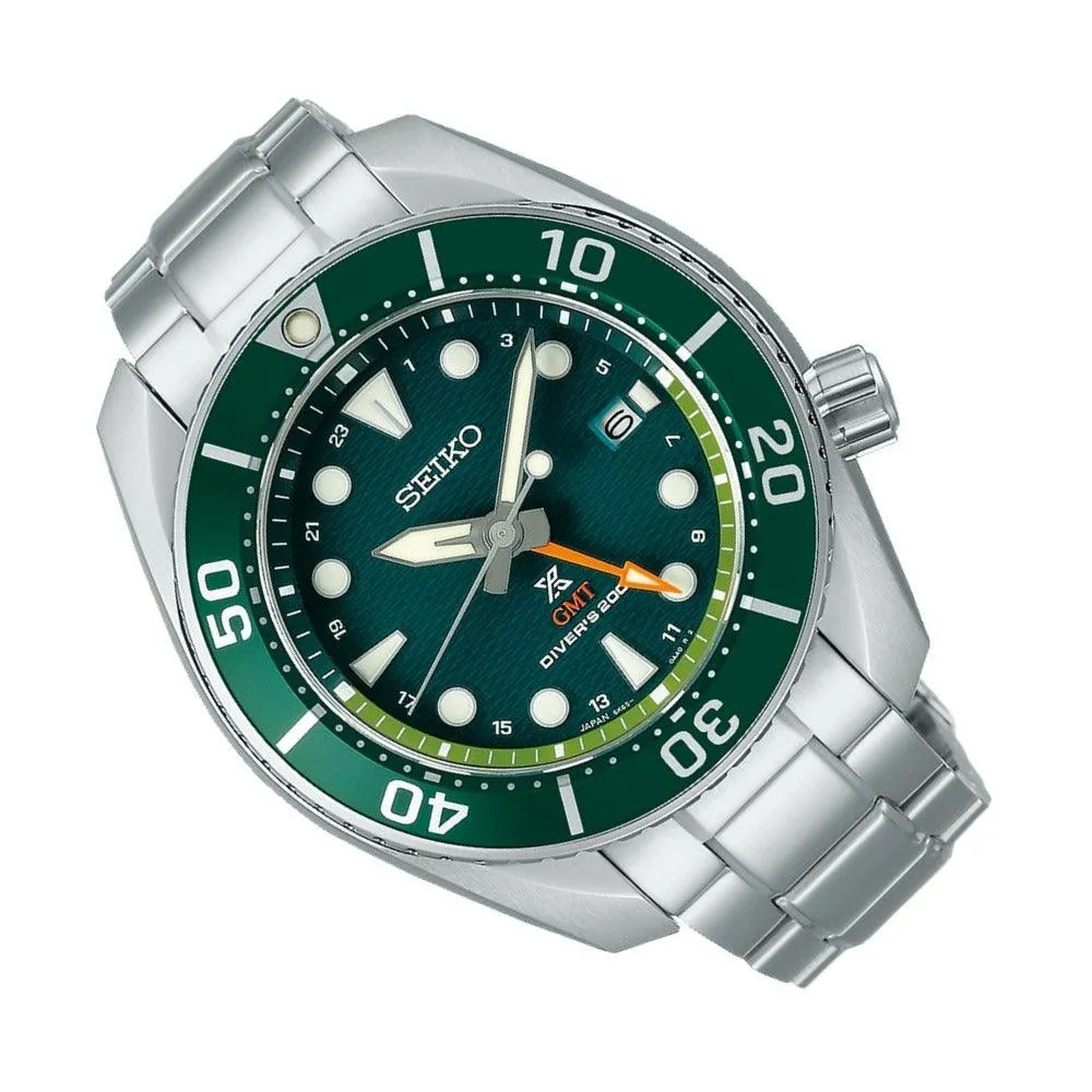 Seiko Prospex Sumo Diver GMT Solar Men's Watch SFK003