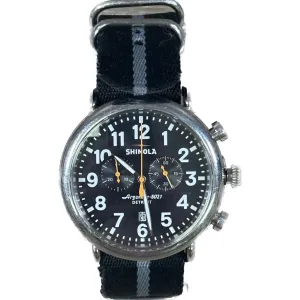 Shinola Runwell 2 Eye Chrono - Black Dial - Nato Strap