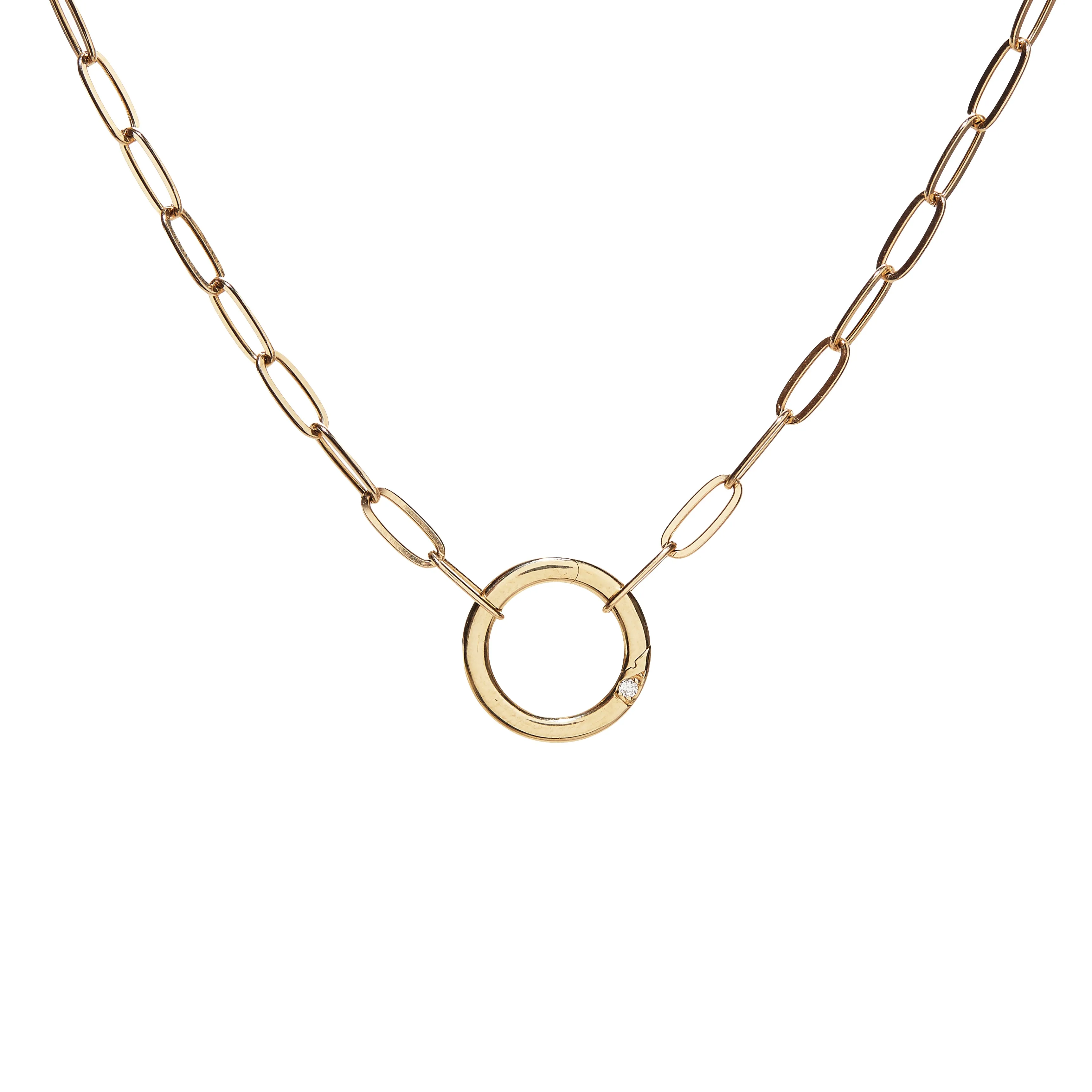 Single Diamond Charm Connector