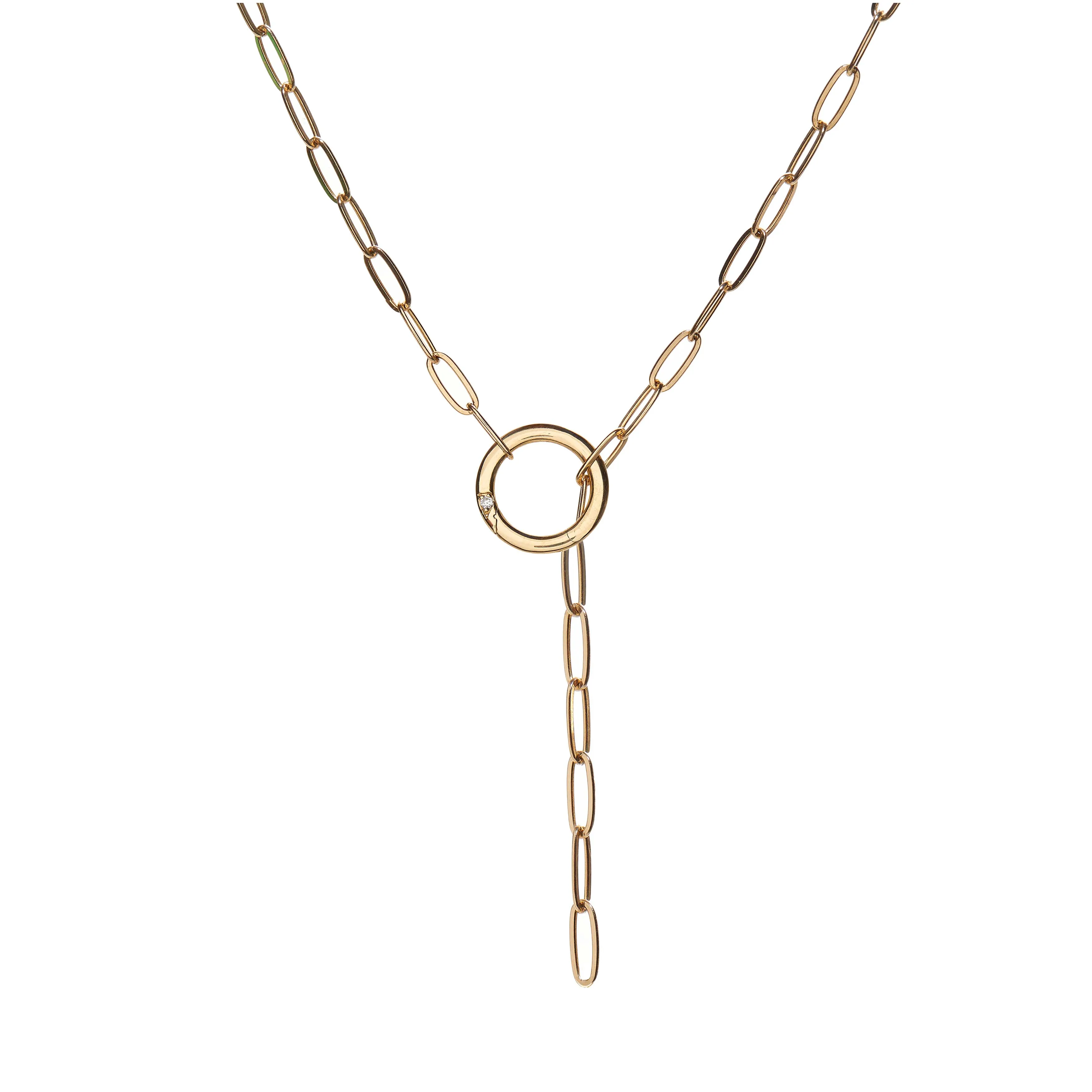 Single Diamond Charm Connector
