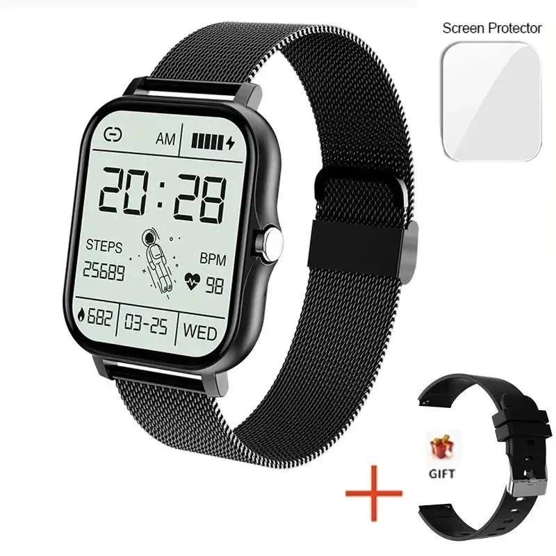 Smart Watch Men Touch Call Fitness Tracker Waterproof Smartwatch