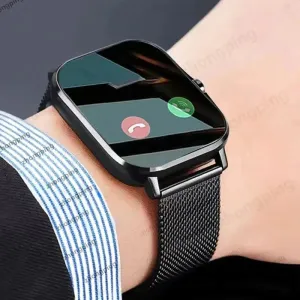 Smart Watch Men Touch Call Fitness Tracker Waterproof Smartwatch