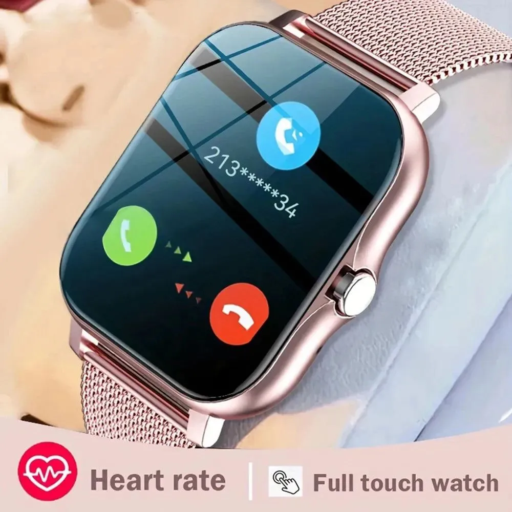 Smart Watch Men Touch Call Fitness Tracker Waterproof Smartwatch