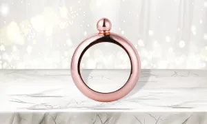 Smooth Stainless Steel Portable Bracelet Hip Flask for Storing Alcohol/Water/Liquid (4-Colors)