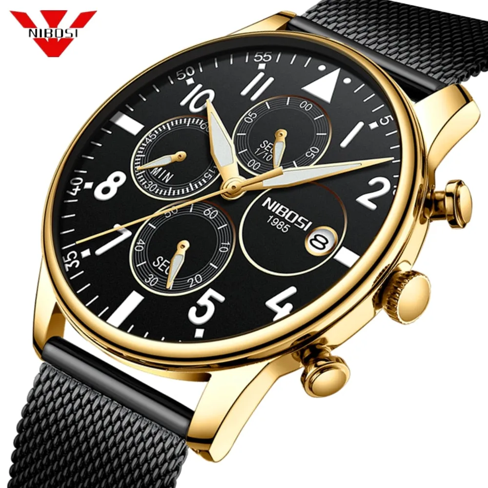 Stock Clearance Offer - Original Nibosi Luxury Watch For Men - NBC 23