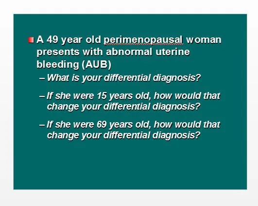 Structured Cases for ABOG Certifying Exam