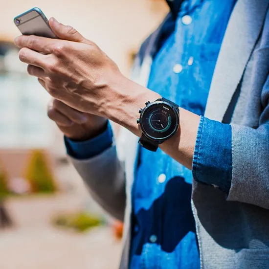 Suunto 9 Baro Titanium Ultra-Endurance GPS Watch with Exceptional Battery Life and Barometer