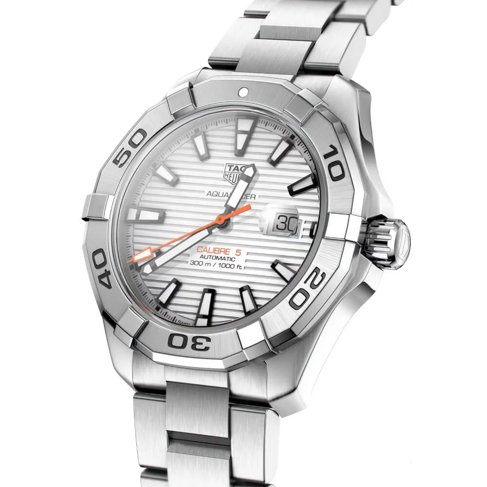 TAG Heuer AQUARACER 43MM Stainless Steel Automatic Men's Watch WAY2013.BA0927