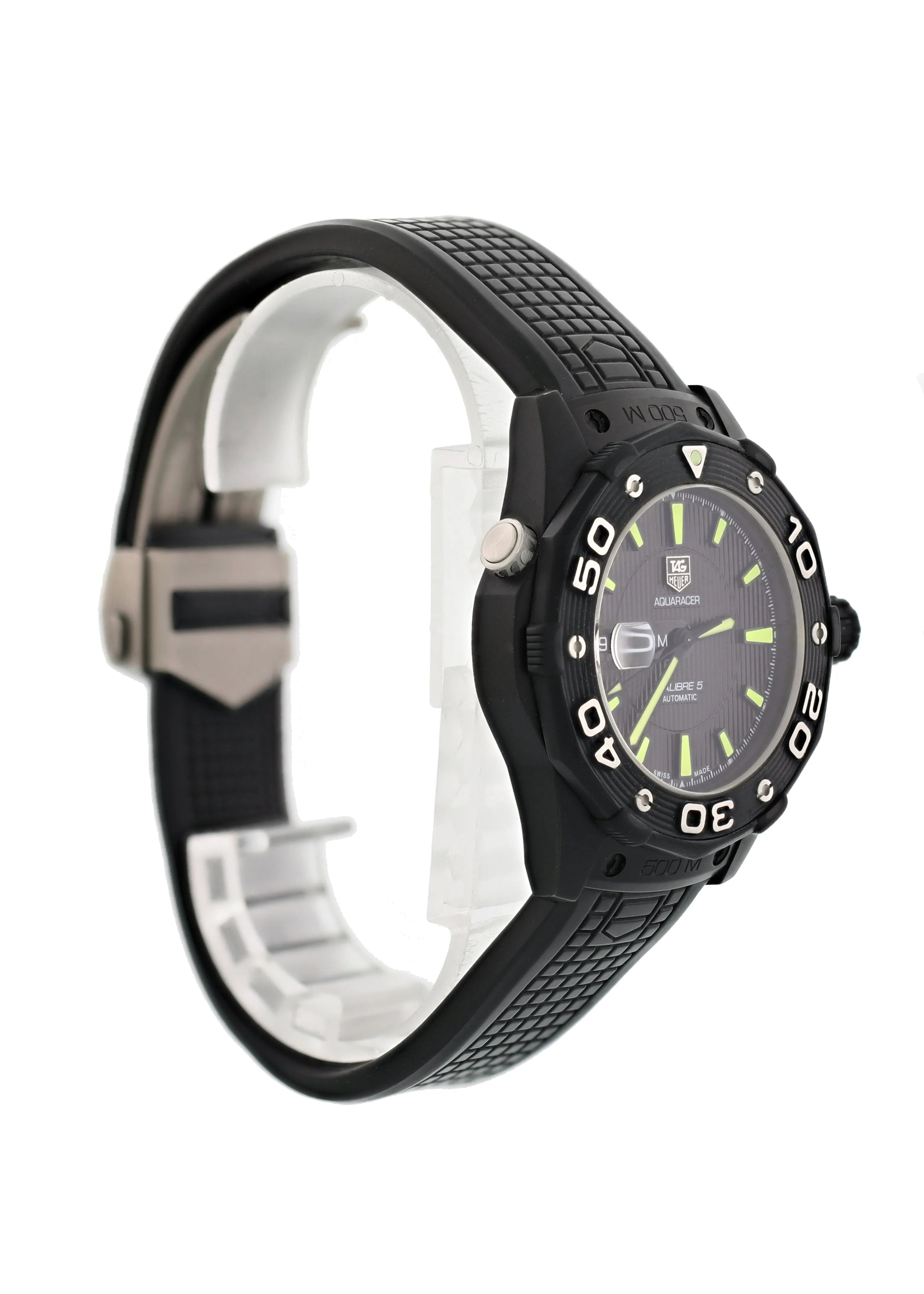 Tag Heuer Aquaracer WAJ2180 Diver 500 Mens Watch Box Papers