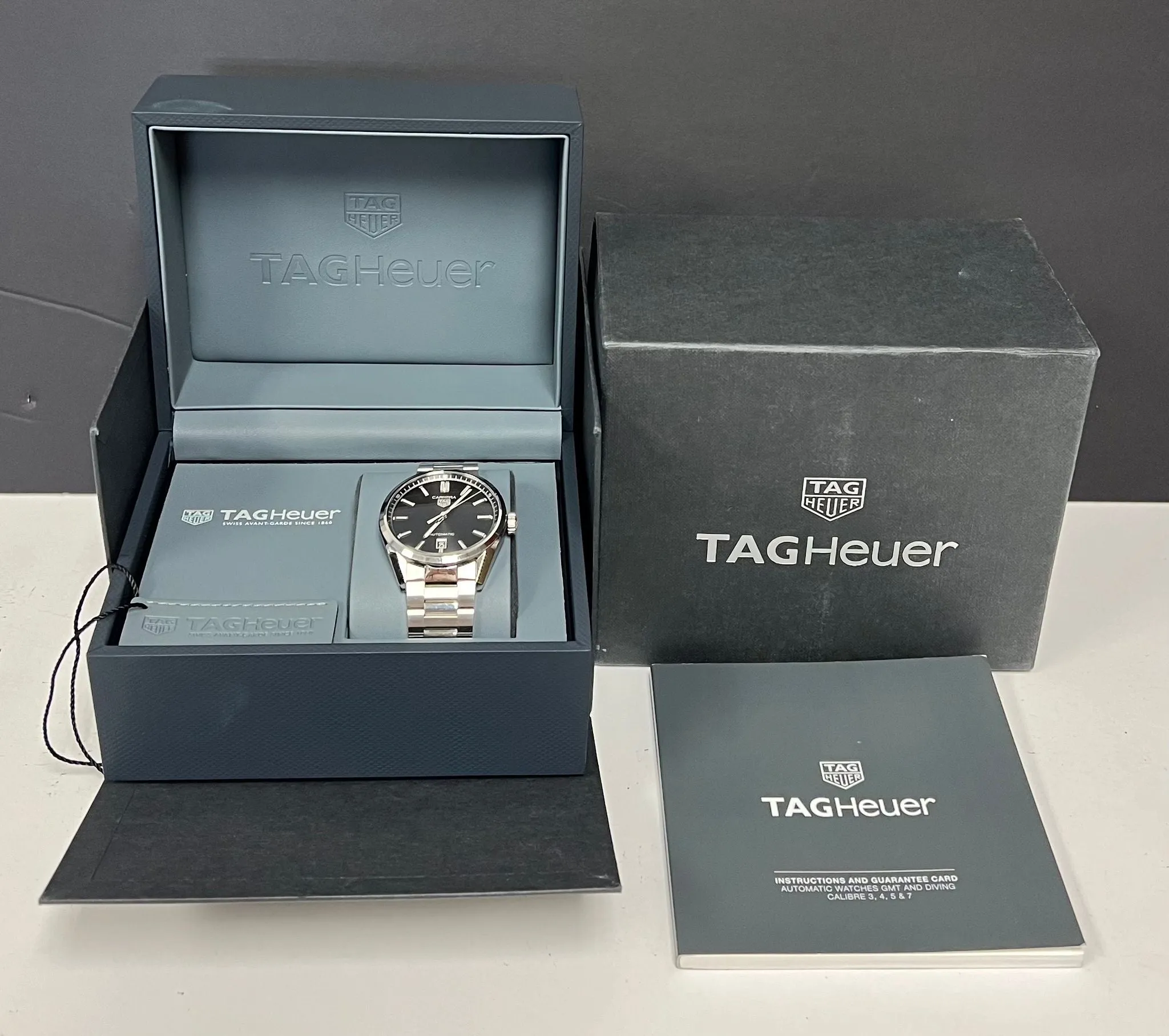 TAG Heuer Carrera Caliber 5 WBN2110 Black Dial Automatic Men's Watch