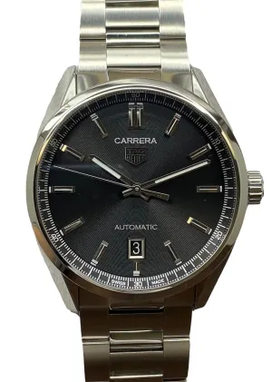 TAG Heuer Carrera Caliber 5 WBN2110 Black Dial Automatic Men's Watch