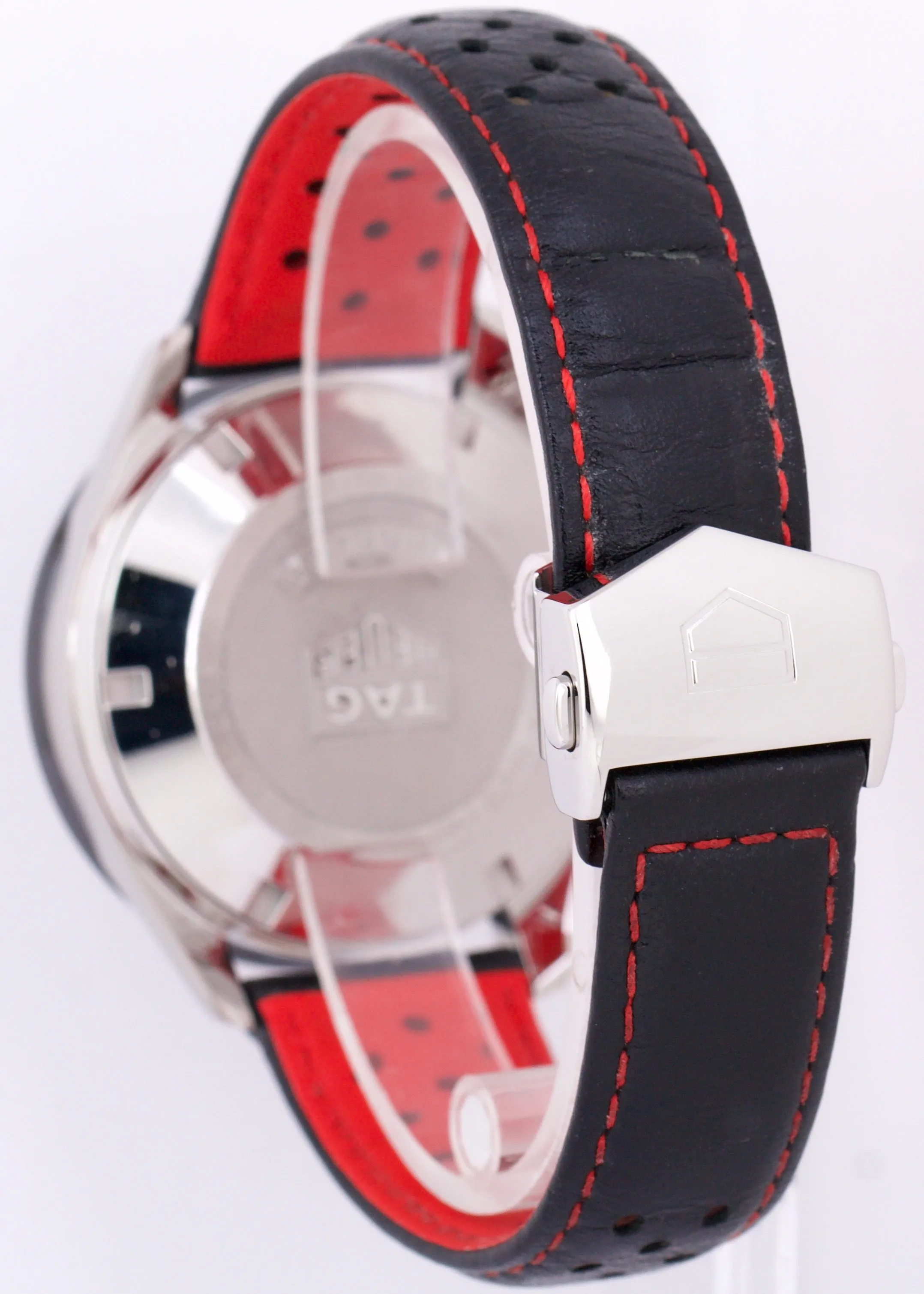 Tag Heuer Carrera Chronograph Black 41mm Leather Ceramic Date CBM2110.BA0651