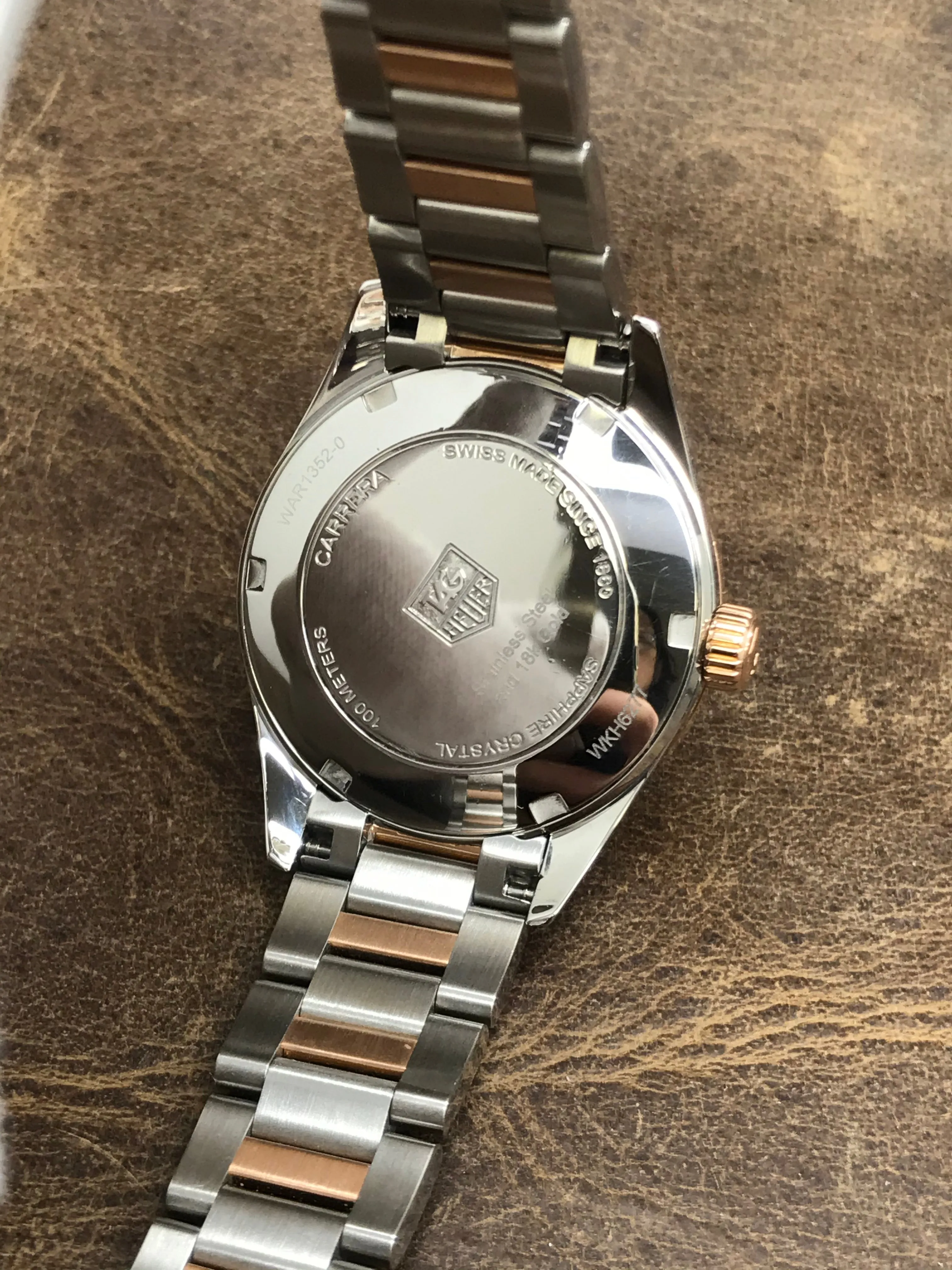 TAG Heuer Carrera WAR1352.BD0779 Mother of Pearl Dial Quartz Women's Watch