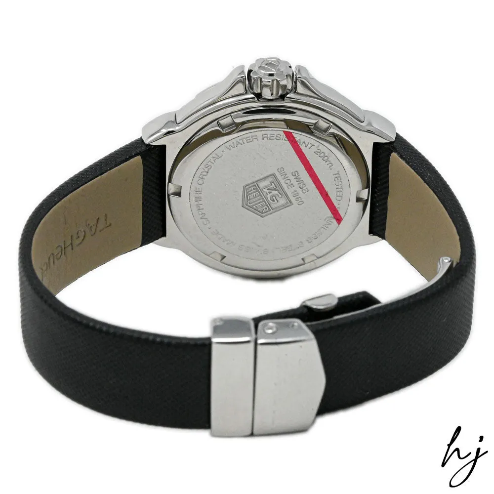 Tag Heuer Ladies Formula 1 Quartz Stainless Steel 37mm White Stick & Arabic Numeral Watch Reference #: WAC1215