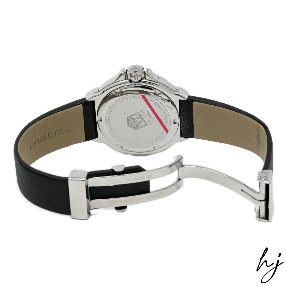 Tag Heuer Ladies Formula 1 Quartz Stainless Steel 37mm White Stick & Arabic Numeral Watch Reference #: WAC1215