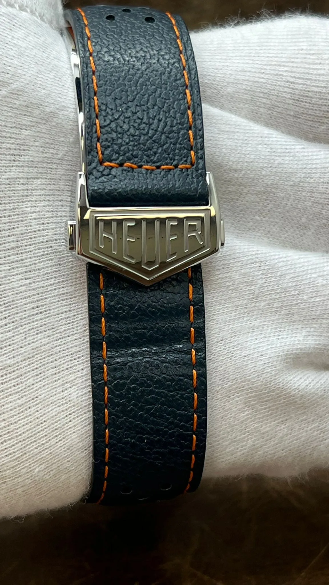 TAG Heuer Monaco Gulf CAW211R Blue & orange Dial Automatic Men's Watch