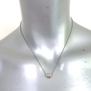 Tiffany & Co. Elsa Peretti Bean Pendant Necklace Sterling Silver