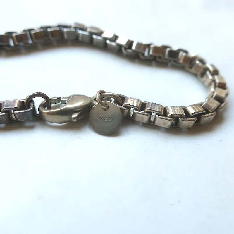 Tiffany & Co. Venetian Link Bracelet Sterling Silver Size Medium