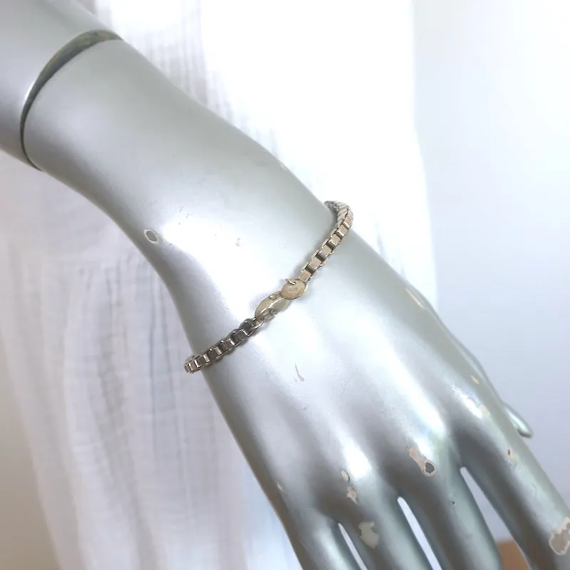 Tiffany & Co. Venetian Link Bracelet Sterling Silver Size Medium
