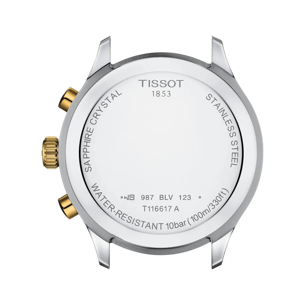 Tissot Chrono XL Classic Mens Two Tone Blue Dial Watch