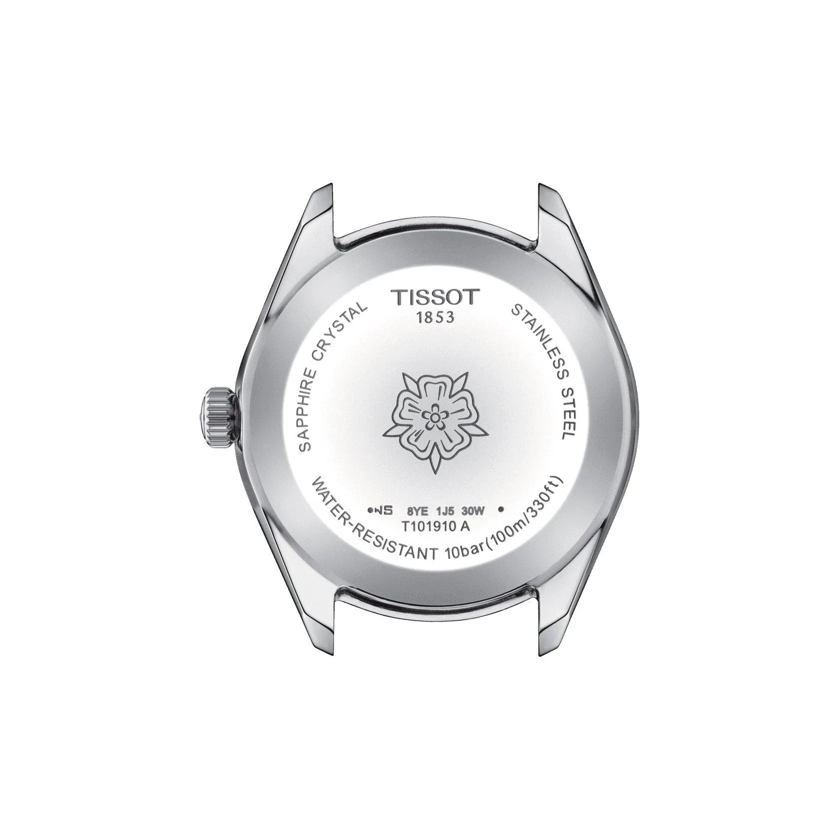 Tissot Clock Pr 100 Lady Sport Chic 36mm Azzurro Quartz Steel T101.910.11.351.00